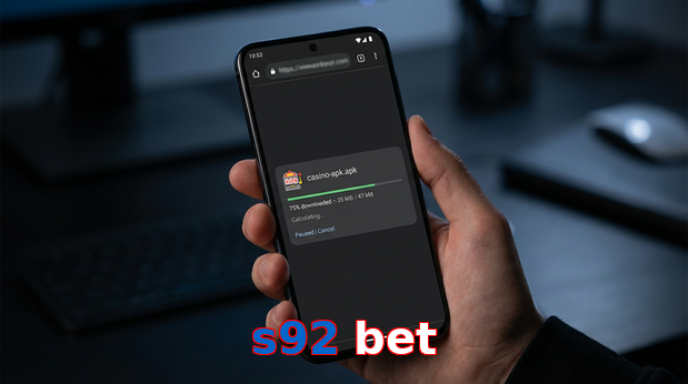 Main screen of S92 Bet apk page for PK players