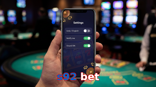 Game list for S92 Bet app section