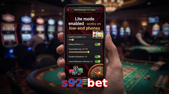 Payment and PKR controls in S92 Bet
