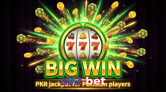Big win animation on S92 Bet slot game