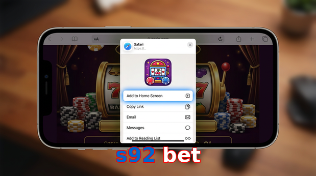 Game list for S92 Bet ios section